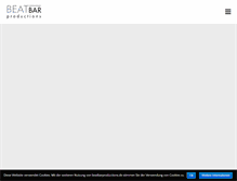 Tablet Screenshot of beatbarproductions.de